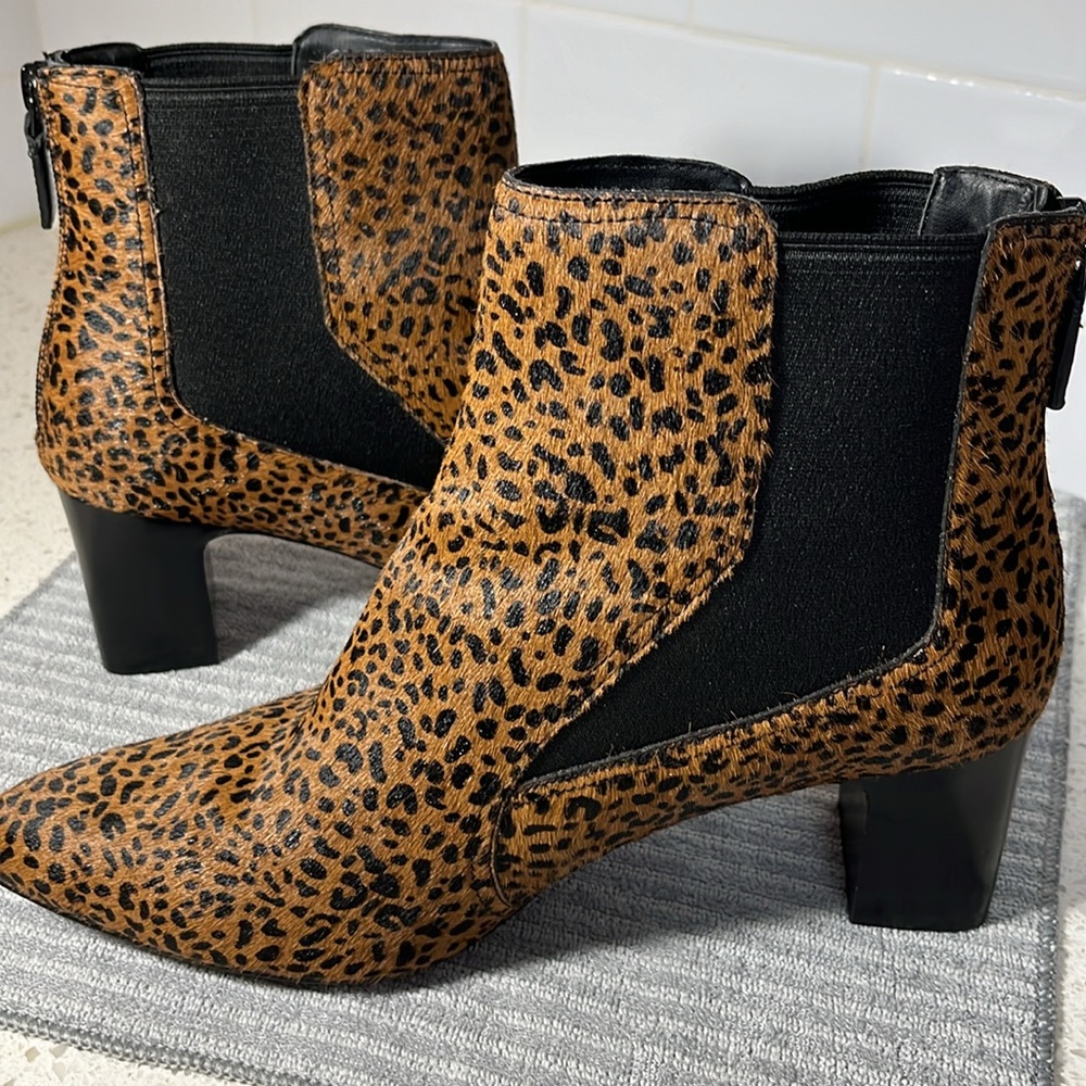 Cole Haan Cheetah Print Boots